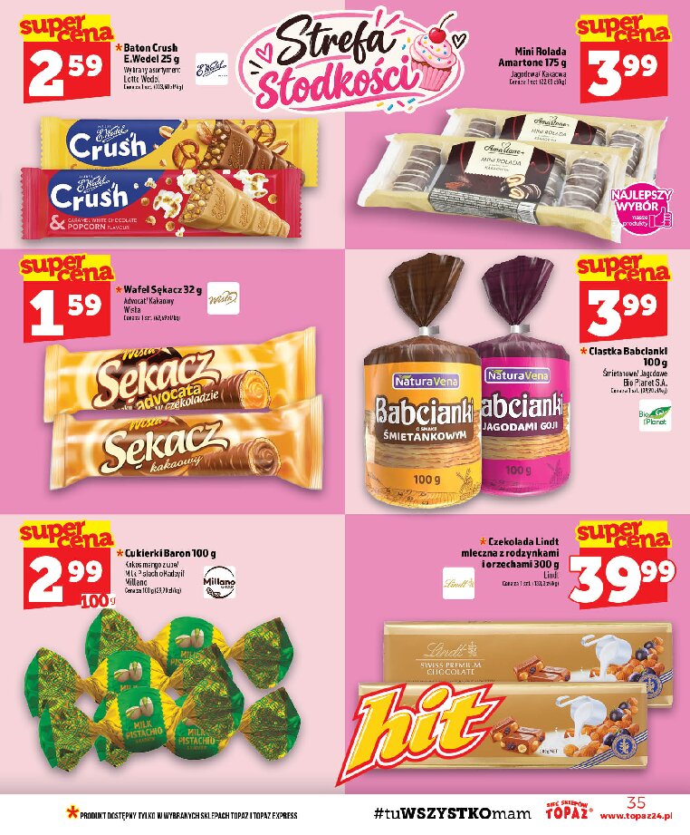 Gazetka Topaz 08/10/2026 – 14/10/2026 - gazetki promocyjne str. 35