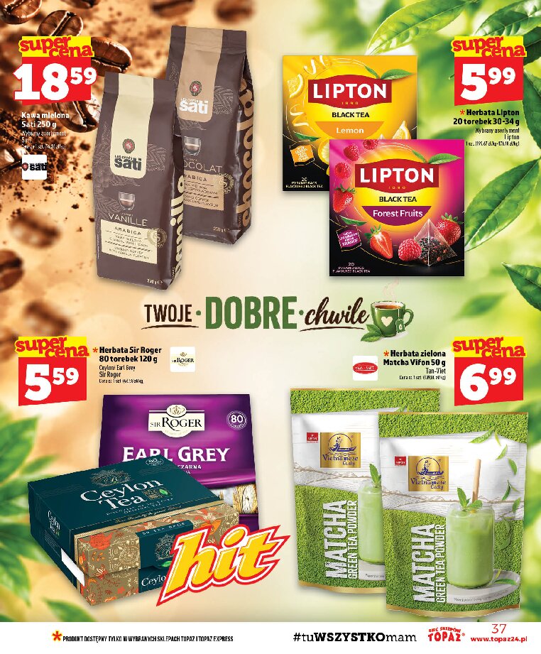 Gazetka Topaz 08/10/2026 – 14/10/2026 - gazetki promocyjne str. 37