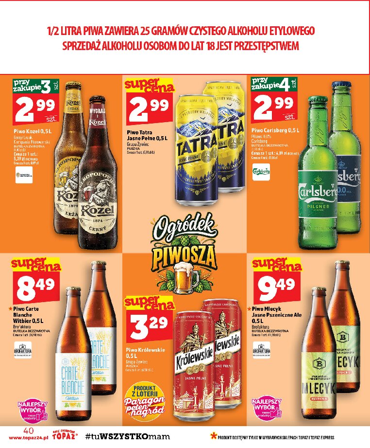 Gazetka Topaz 08/10/2026 – 14/10/2026 - gazetki promocyjne str. 40