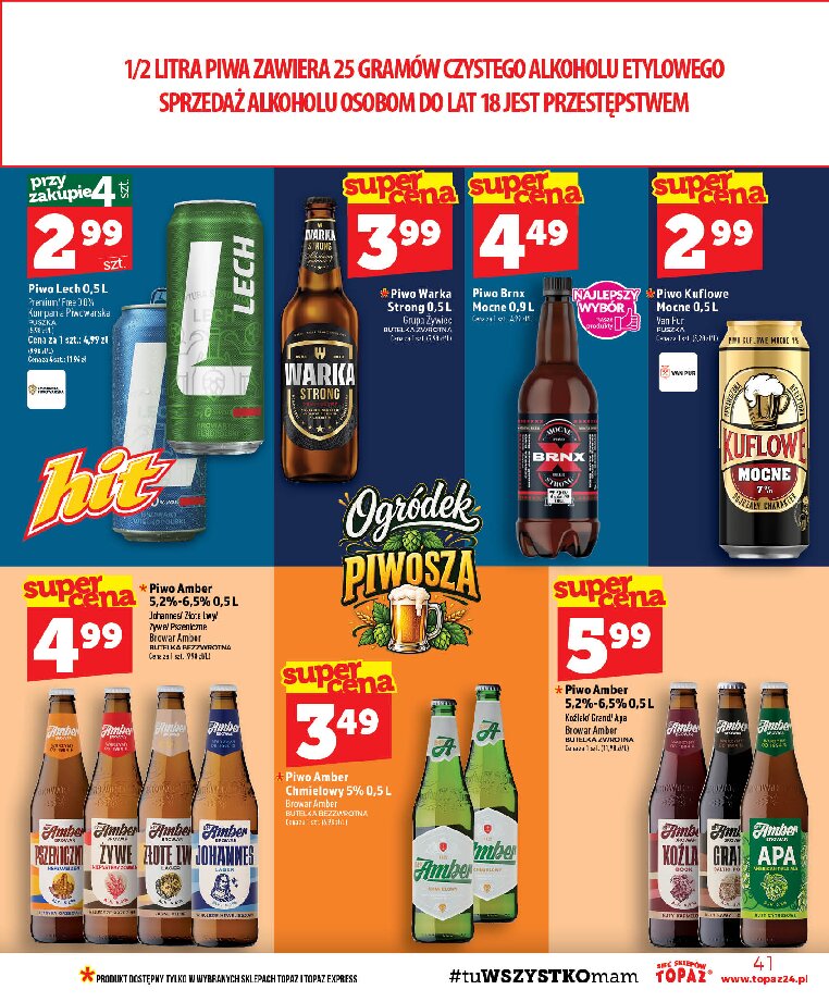 Gazetka Topaz 08/10/2026 – 14/10/2026 - gazetki promocyjne str. 41
