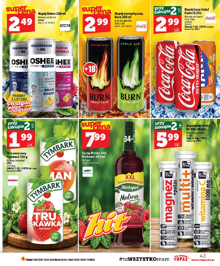 Gazetka Topaz 08/10/2026 – 14/10/2026 - gazetki promocyjne str. 43