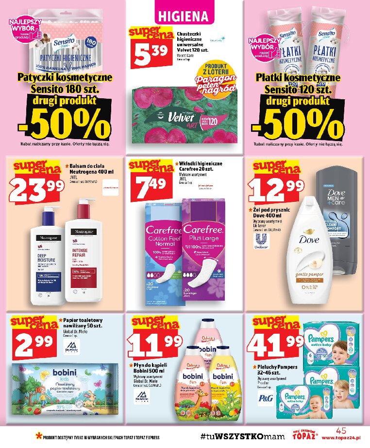 Gazetka Topaz 08/10/2026 – 14/10/2026 - gazetki promocyjne str. 45