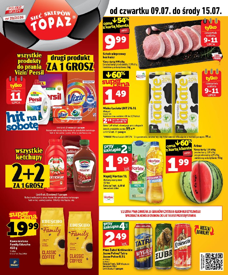 Gazetka Topaz 09/07/2026 – 15/07/2026