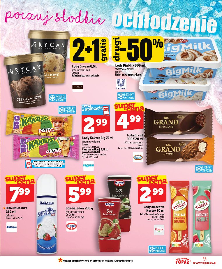 Gazetka Topaz 09/07/2026 – 15/07/2026 - strona 9