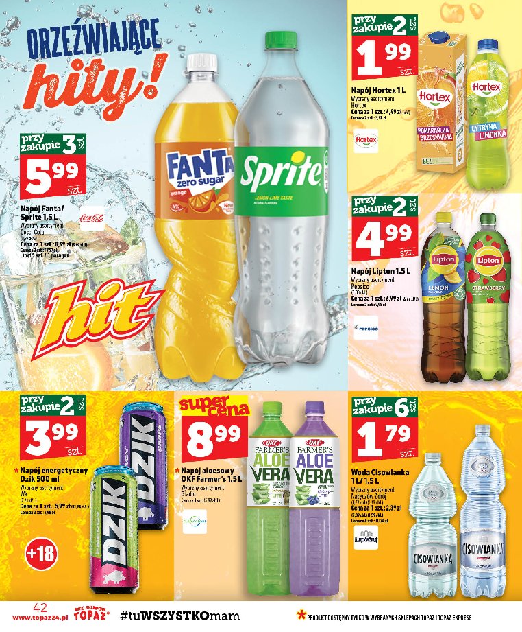 Gazetka Topaz 13/08/2026 – 19/08/2026 - strona 42