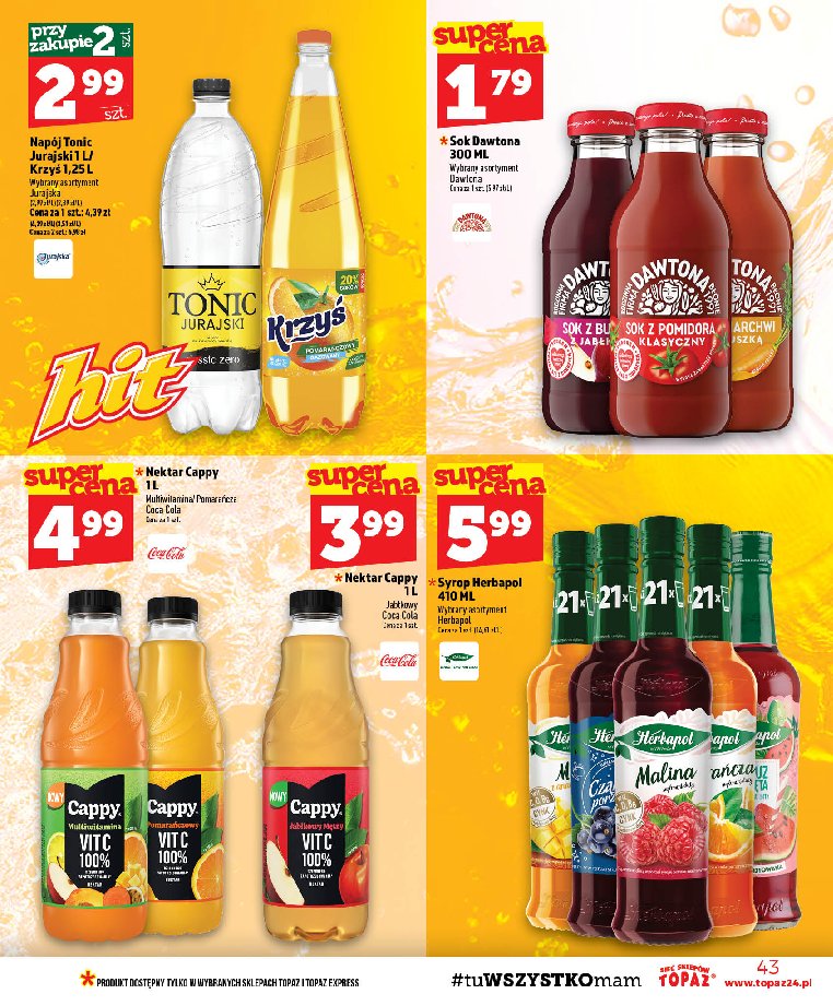 Gazetka Topaz 13/08/2026 – 19/08/2026 - strona 43