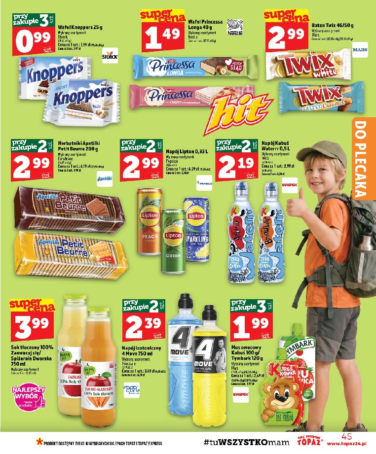 Gazetka Topaz 13/08/2026 – 19/08/2026 - strona 45