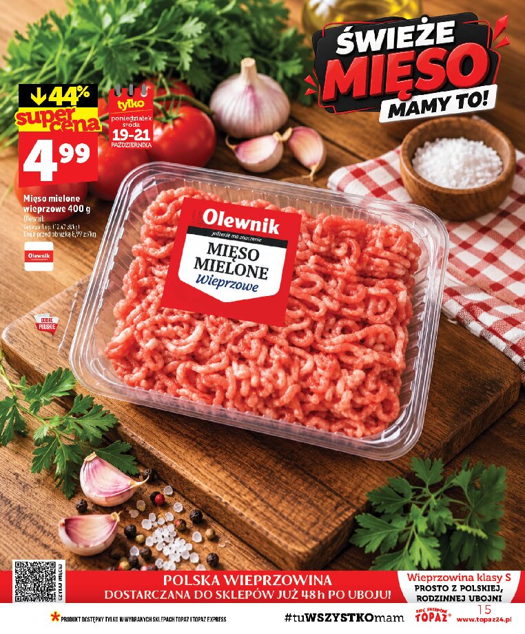 Gazetka Topaz 15/10/2026 – 21/10/2026 - gazetki promocyjne str. 15