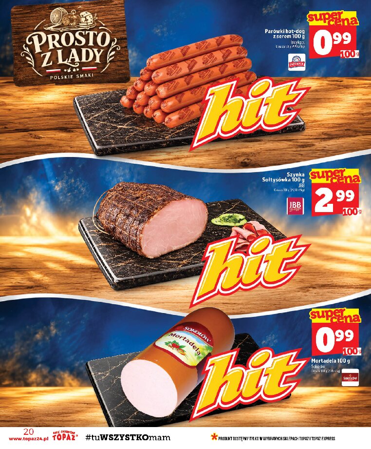 Gazetka Topaz 15/10/2026 – 21/10/2026 - gazetki promocyjne str. 20
