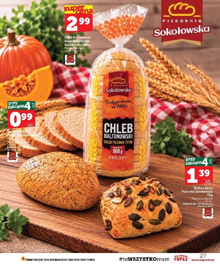 Gazetka Topaz 15/10/2026 – 21/10/2026 - gazetki promocyjne str. 27