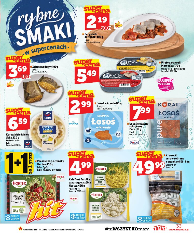 Gazetka Topaz 15/10/2026 – 21/10/2026 - gazetki promocyjne str. 33