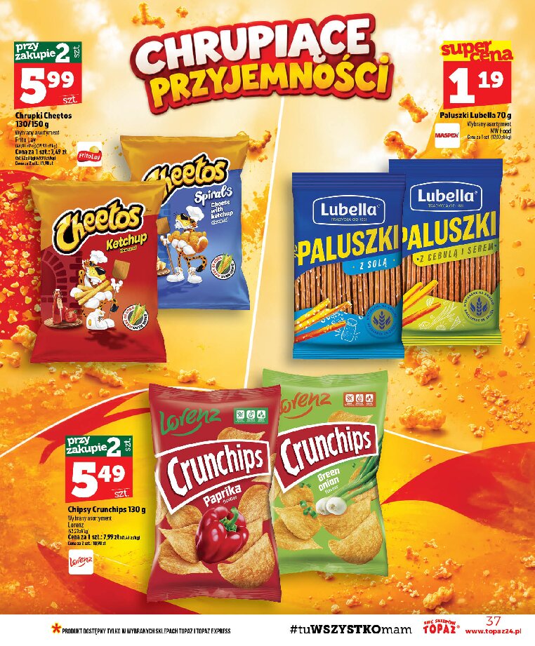Gazetka Topaz 15/10/2026 – 21/10/2026 - gazetki promocyjne str. 37