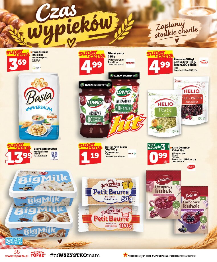 Gazetka Topaz 15/10/2026 – 21/10/2026 - gazetki promocyjne str. 38