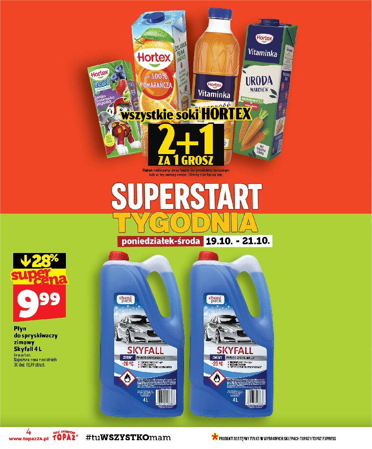 Gazetka Topaz 15/10/2026 – 21/10/2026 - gazetki promocyjne str. 4