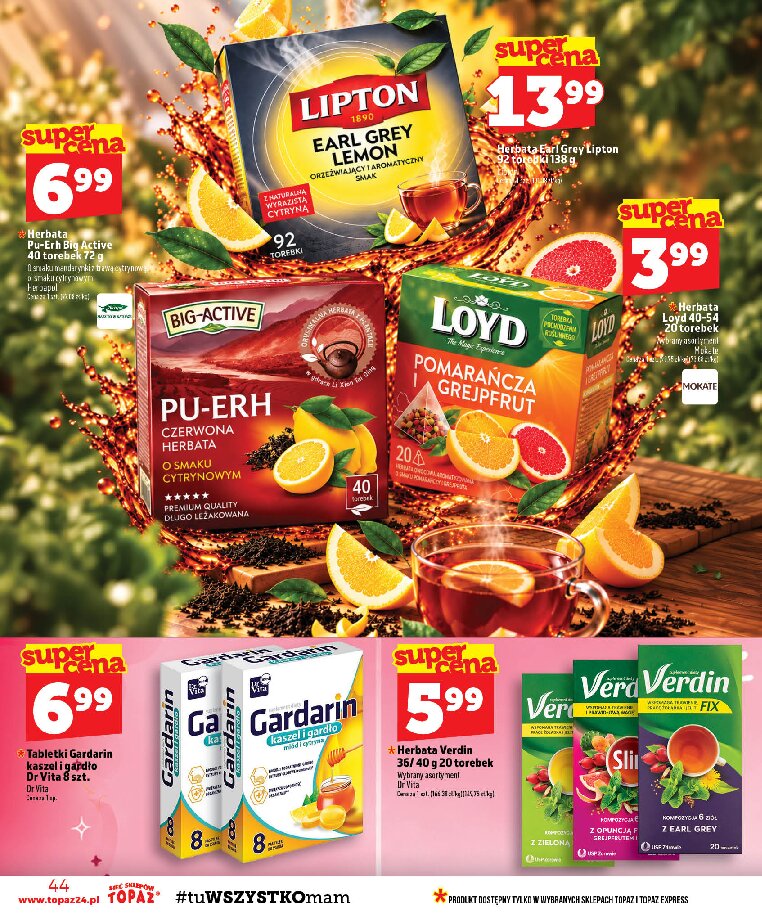 Gazetka Topaz 15/10/2026 – 21/10/2026 - gazetki promocyjne str. 44