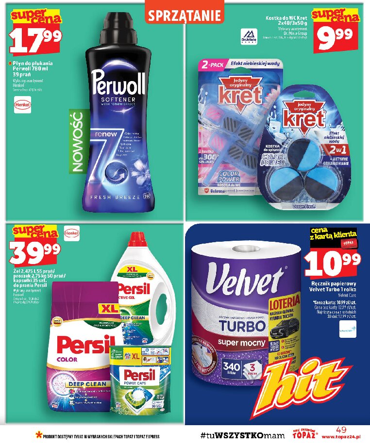 Gazetka Topaz 15/10/2026 – 21/10/2026 - gazetki promocyjne str. 49