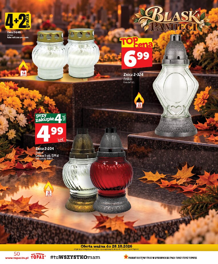 Gazetka Topaz 15/10/2026 – 21/10/2026 - gazetki promocyjne str. 50