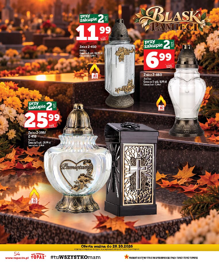 Gazetka Topaz 15/10/2026 – 21/10/2026 - gazetki promocyjne str. 54