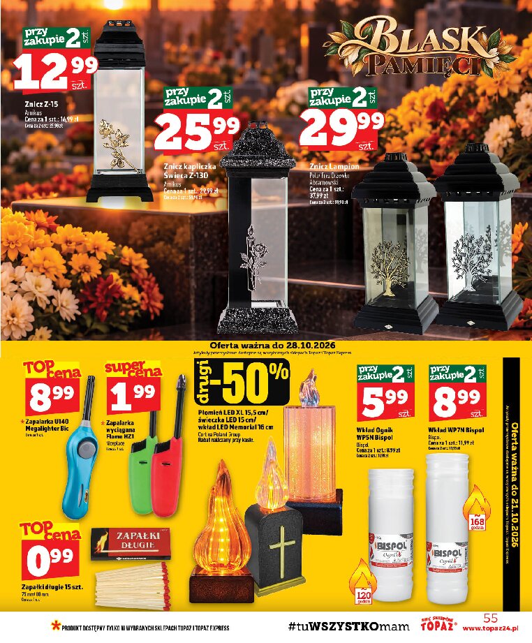 Gazetka Topaz 15/10/2026 – 21/10/2026 - gazetki promocyjne str. 55