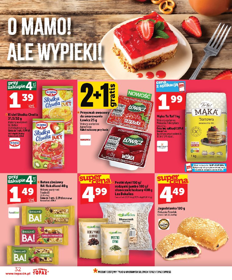 Gazetka Topaz 16/07/2026 – 22/07/2026 - strona 32