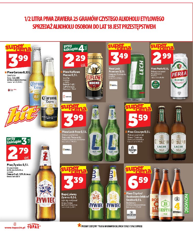 Gazetka Topaz 16/07/2026 – 22/07/2026 - strona 8