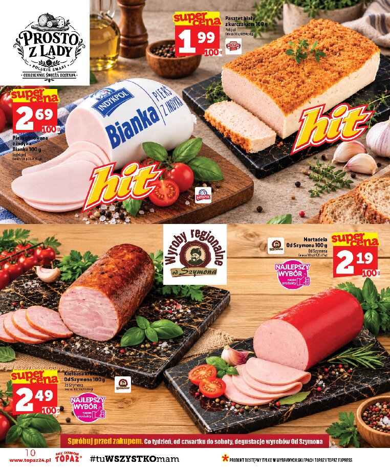 Gazetka Topaz 17/09/2026 – 23/09/2026 - gazetki promocyjne str. 10