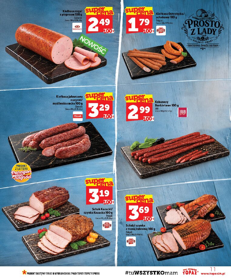 Gazetka Topaz 17/09/2026 – 23/09/2026 - gazetki promocyjne str. 11