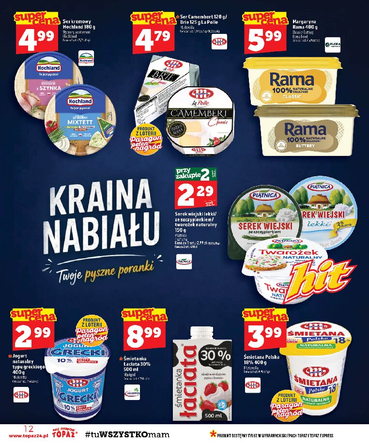 Gazetka Topaz 17/09/2026 – 23/09/2026 - gazetki promocyjne str. 12