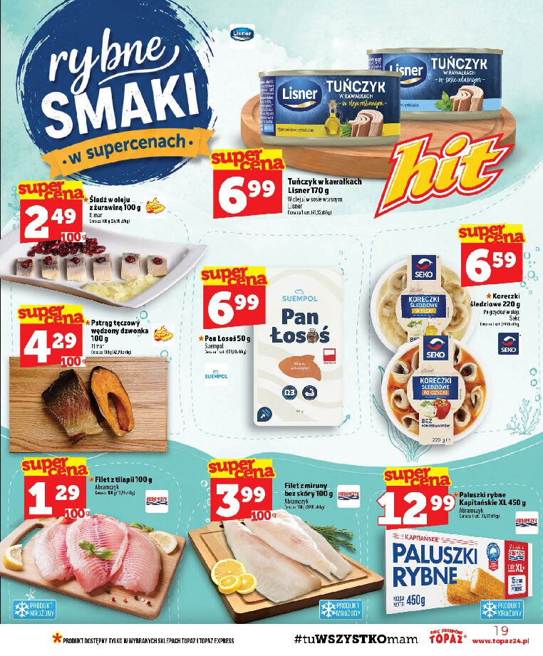 Gazetka Topaz 17/09/2026 – 23/09/2026 - gazetki promocyjne str. 19