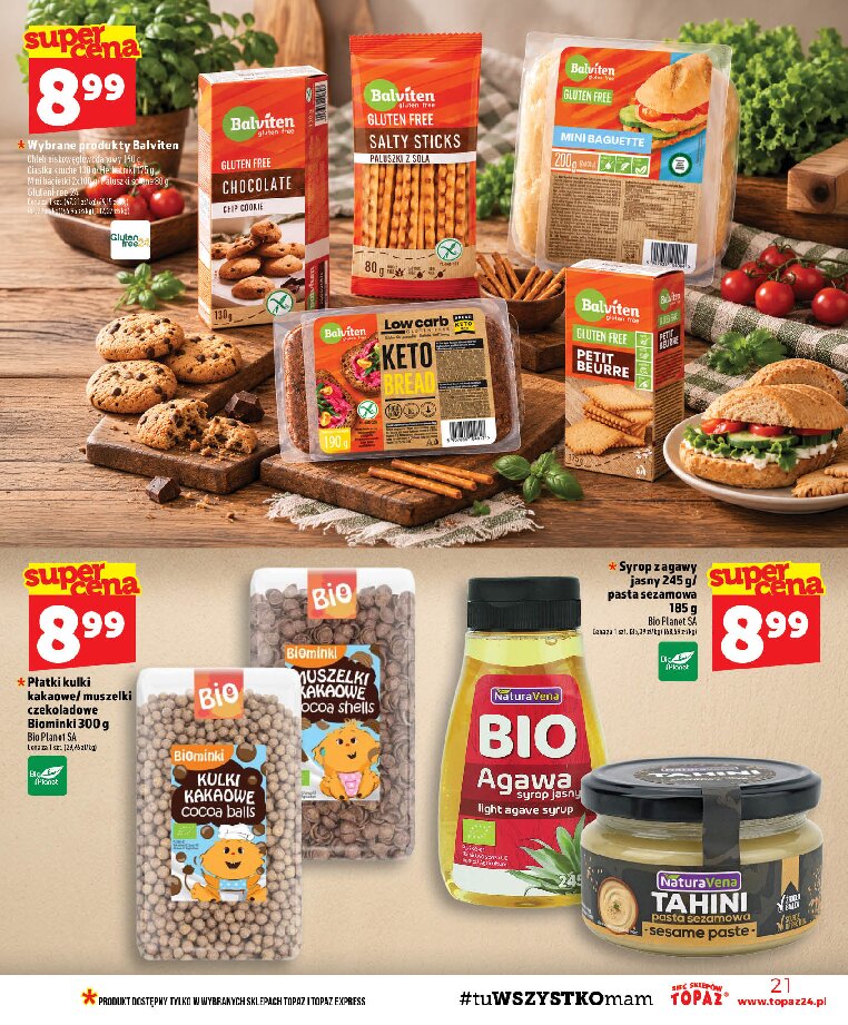 Gazetka Topaz 17/09/2026 – 23/09/2026 - gazetki promocyjne str. 21