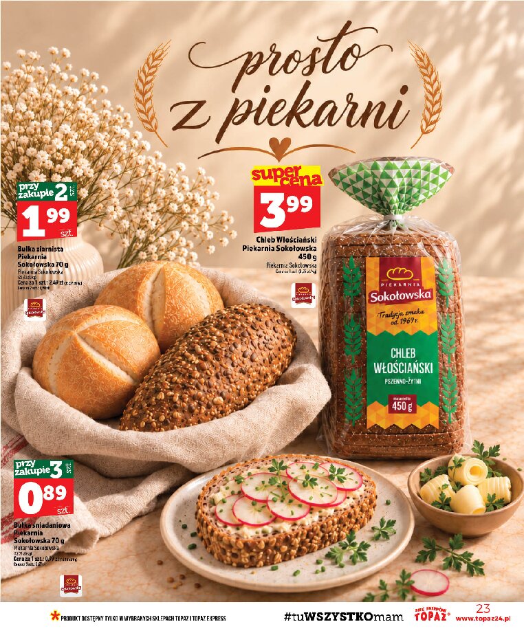 Gazetka Topaz 17/09/2026 – 23/09/2026 - gazetki promocyjne str. 23