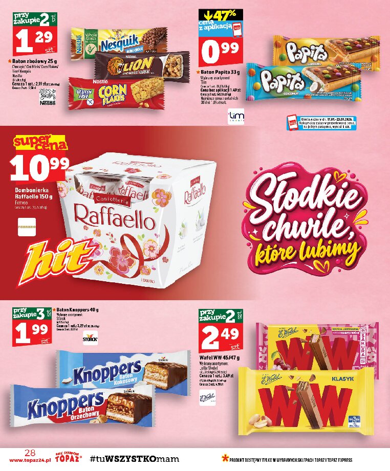 Gazetka Topaz 17/09/2026 – 23/09/2026 - gazetki promocyjne str. 28