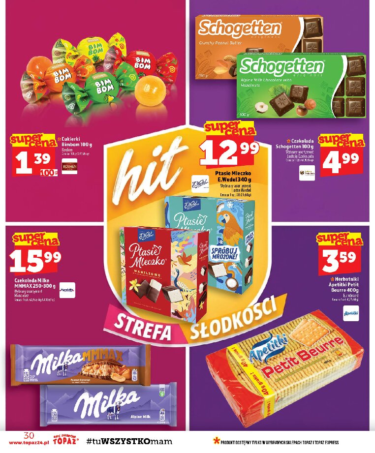 Gazetka Topaz 17/09/2026 – 23/09/2026 - gazetki promocyjne str. 30