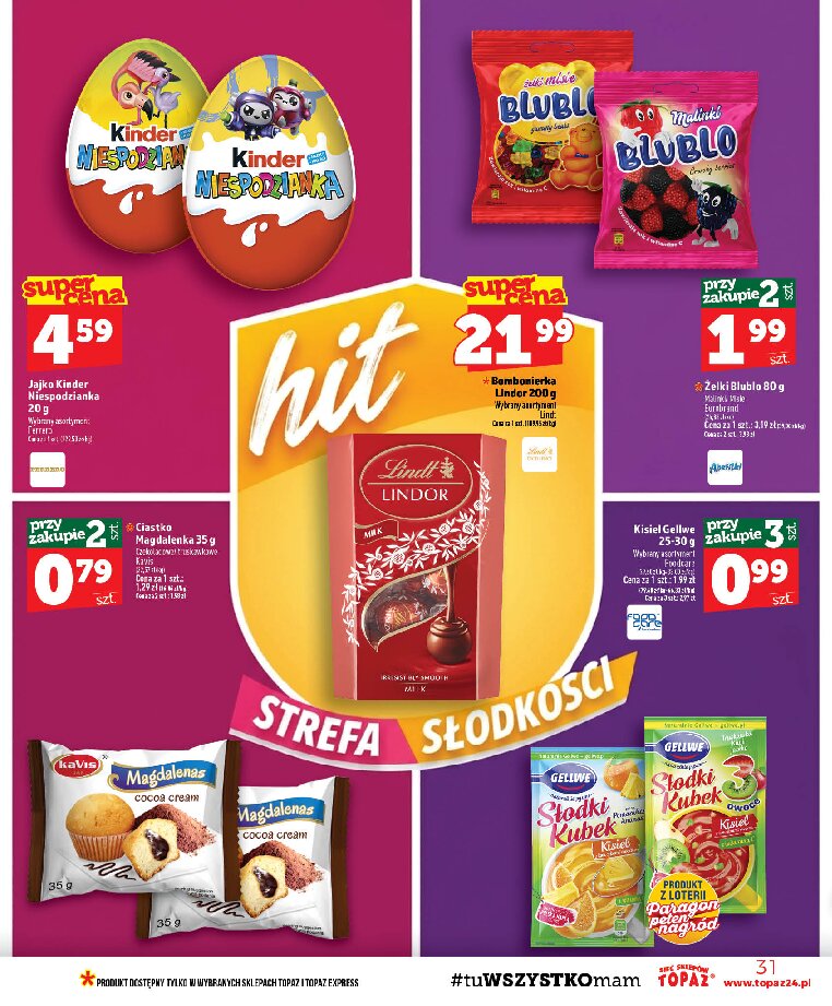 Gazetka Topaz 17/09/2026 – 23/09/2026 - gazetki promocyjne str. 31