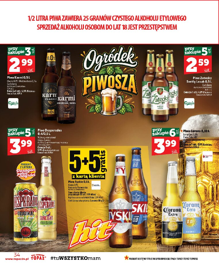 Gazetka Topaz 17/09/2026 – 23/09/2026 - gazetki promocyjne str. 34