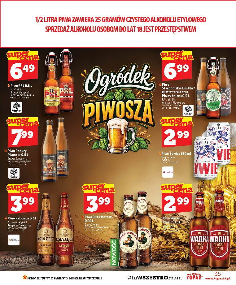 Gazetka Topaz 17/09/2026 – 23/09/2026 - gazetki promocyjne str. 35