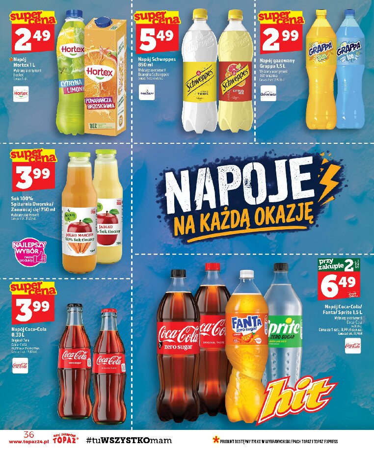 Gazetka Topaz 17/09/2026 – 23/09/2026 - gazetki promocyjne str. 36