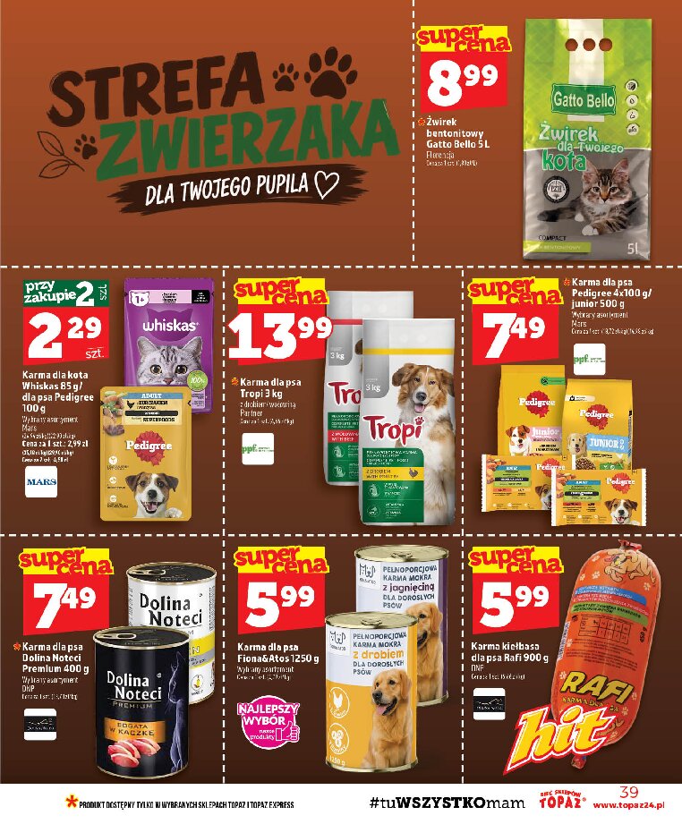 Karma dla psa - gazetki promocyjne str. 13