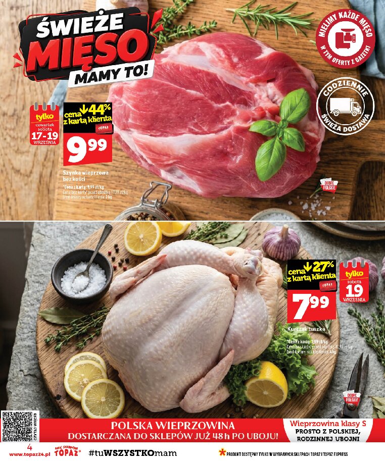Gazetka Topaz 17/09/2026 – 23/09/2026 - gazetki promocyjne str. 4
