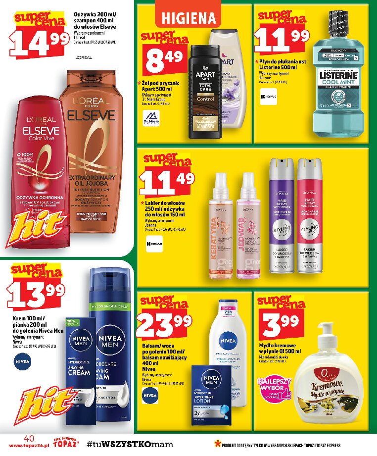 Gazetka Topaz 17/09/2026 – 23/09/2026 - gazetki promocyjne str. 40