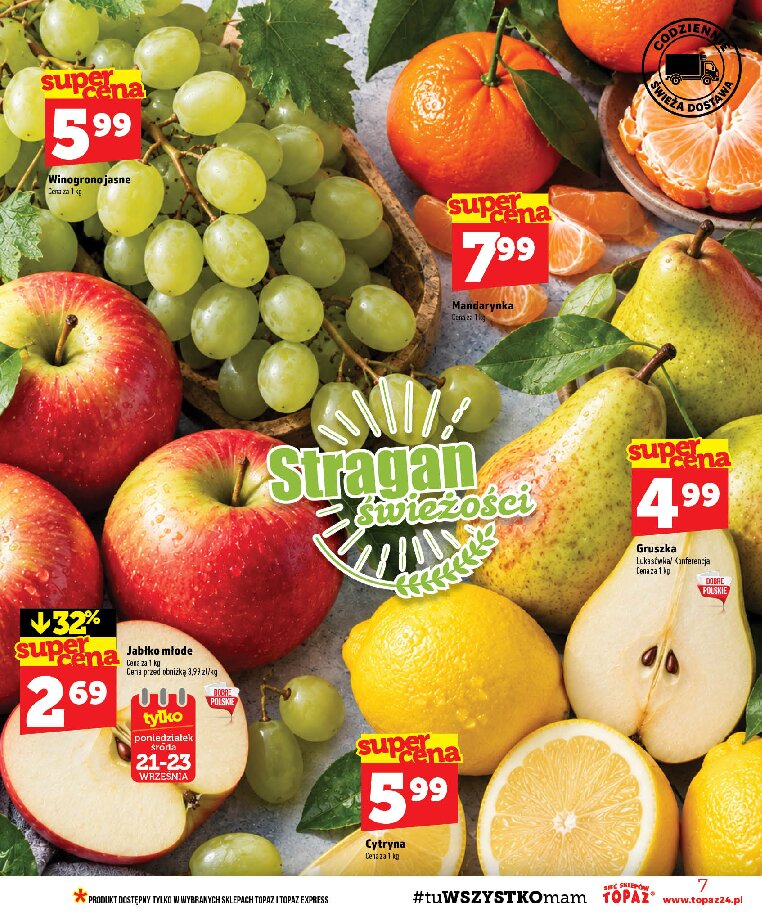 Gazetka Topaz 17/09/2026 – 23/09/2026 - gazetki promocyjne str. 7