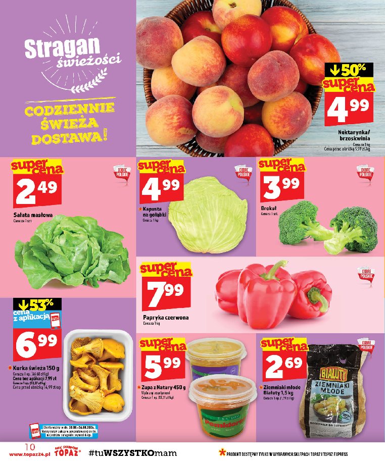 Gazetka Topaz 20/08/2026 – 26/08/2026 - strona 10