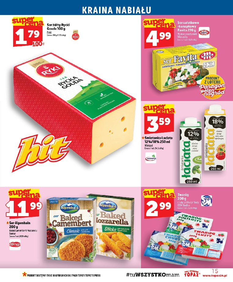 Gazetka Topaz 20/08/2026 – 26/08/2026 - strona 15