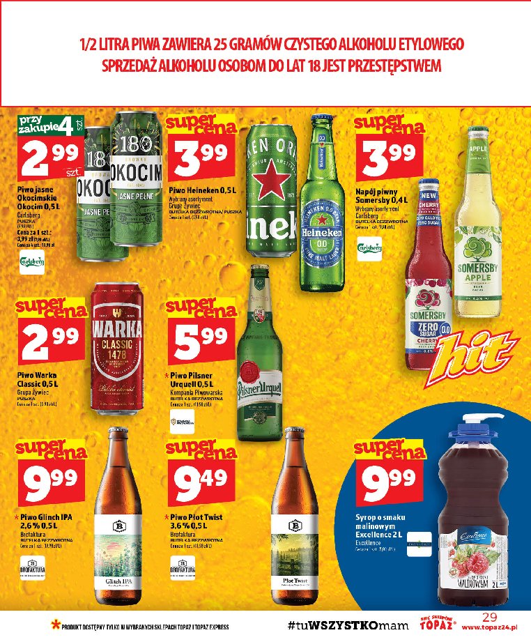 Gazetka Topaz 20/08/2026 – 26/08/2026 - strona 29