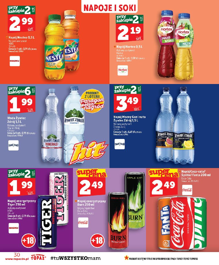 Gazetka Topaz 20/08/2026 – 26/08/2026 - strona 30