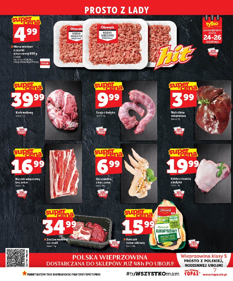 Gazetka Topaz 20/08/2026 – 26/08/2026 - strona 7