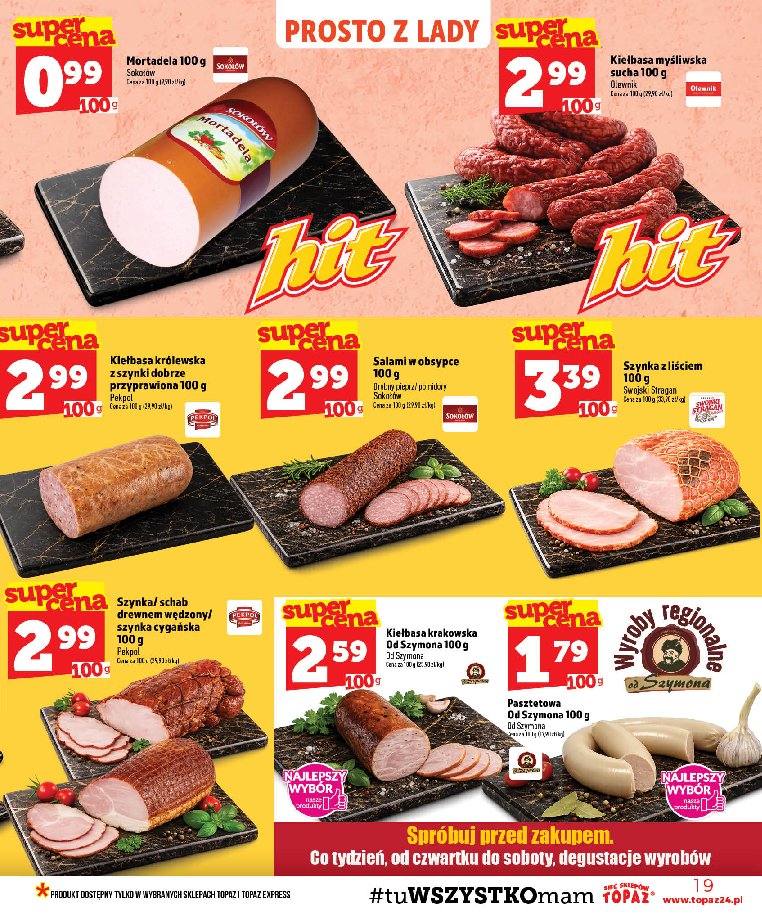 Gazetka Topaz 23/07/2026 – 29/07/2026 - strona 19
