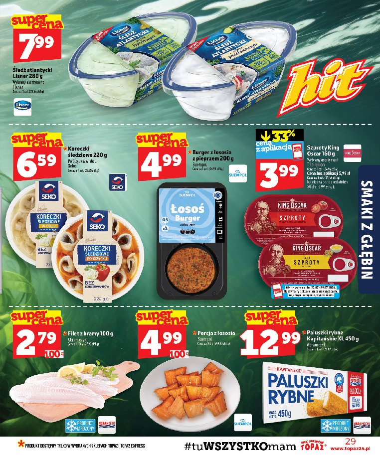 Gazetka Topaz 23/07/2026 – 29/07/2026 - strona 29