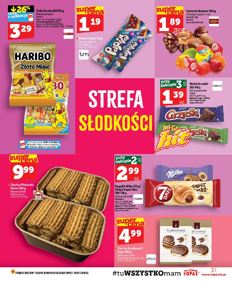 Gazetka Topaz 23/07/2026 – 29/07/2026 - strona 31