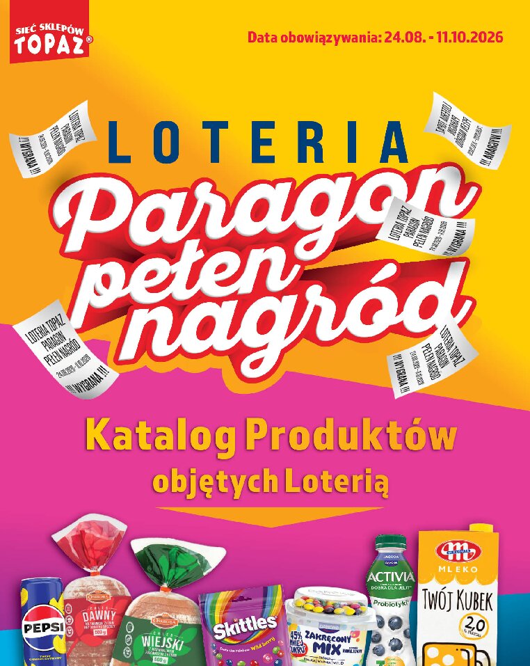 Gazetka Topaz 24/08/2026 – 11/10/2026 - gazetki promocyjne str. 1
